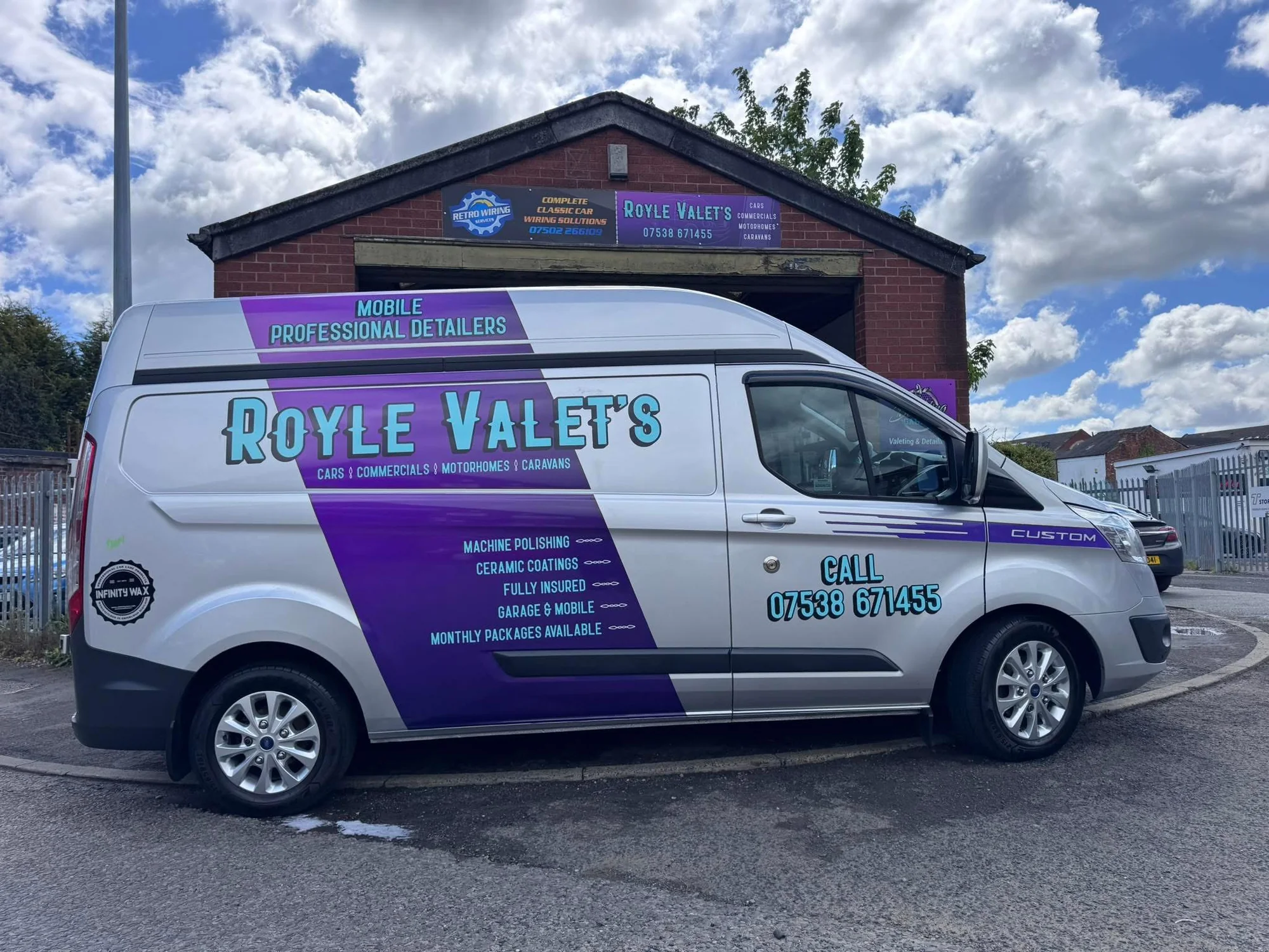 Vehicle detailing and valeting work at Royle Valet’s